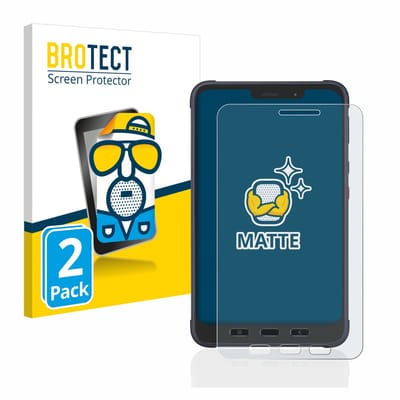 BROTECT - Screenprotector voor Samsung Galaxy Tab Active 3 Enterprise Edition LTE - Folie Beschermfolie matte 2 Stuks