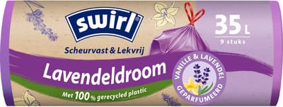 Swirl Vuilniszakken Lavendelroom 35 liter 9 stuks