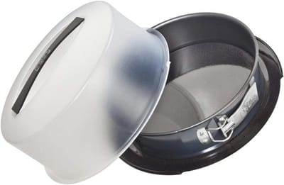 Springvorm met transportkap Ø 28 cm - Deluxe ronde taartvorm voor sappige taarten