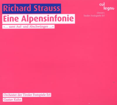 Orchestra Of The Tyrolean Festival - Strauss: Eine Alpensinfonie (CD)