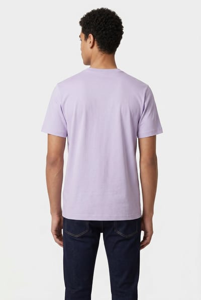Paul Smith Mens Reg Fit T Shirt Cycle Lilac Maat: S | T-shirts met Print Outlet | Heren | Paars