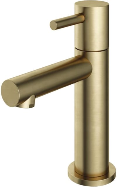 Hotbath Cobber Fonteinkraan - Opbouw - Uitvoering BB - Geborsteld Messing PVD - Messing - 230 mm - Waterbesparend