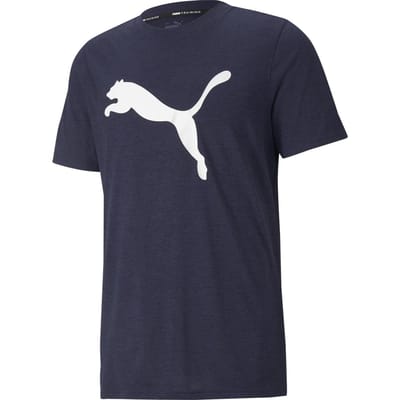 PUMA TRAIN FAV HEATHER CAT SS TEE Sportshirt Mannen - Maat S