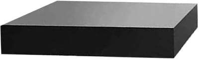 Anti-vibratiemat - Rubberen plaatblok - Apparaten Stabiliseren - Schokabsorberend - 200x200mm - Zwart