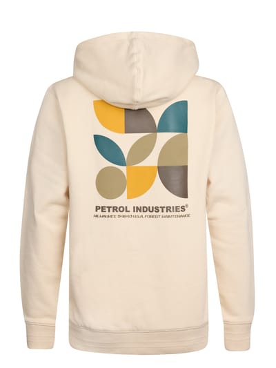 Petrol Industries - Jongens Backprint Hoodie Hood - Geel