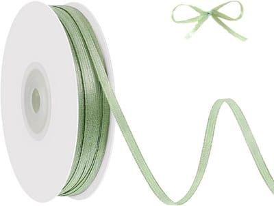 Decoratief lint - Satijnen band - Cadeaus versieren - Zijdezacht materiaal - 91 meter - Groen