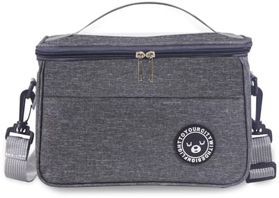 Dailygoods- Koeltas 12 l - Opvouwbaar - Isolatietas - Herbruikbare Lunchtas - Waterafstotend - Geschikt voor Levensmiddelen - Verstelbare Riem - Lunchbox