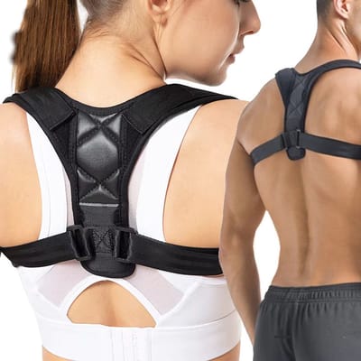 CUBEXCOM® Rugbrace Postuur Corrector, Maat S, Houding Rug Corrector, Houdings Correctie, Rugband, Comfortabele Ondersteuning Voor Wervelkolom Schouder En Rug, Rugsteun Voor Een Betere Lichaamshouding Voor Dames En Heren
