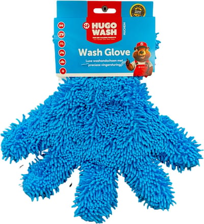 Wash Glove | Washandschoen | Hugo Wash | Premium | Microfiber reinigingshandschoen