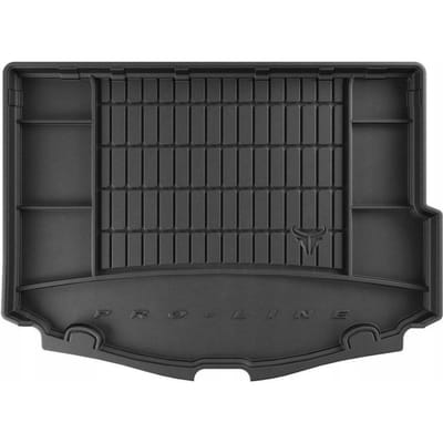 Rubber Kofferbakmat met Organizer Functie – Geschikt voor RENAULT Scenic IV vanaf 2016 – Bovenste Laadvloer – TPE Rubber – Hoge Rand 5 cm