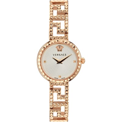 Versace Greca Goddess VE7A00223 Horloge - Staal - Rosékleurig - Ø 28 mm