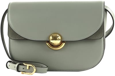 FURLA Leren Schoudertas Sfera Crossbody Round Agave Grijs