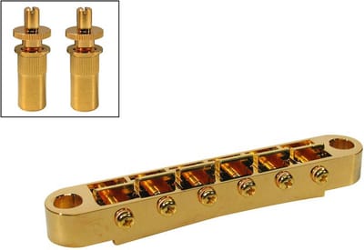 Boston B-162-G Gouden Tune-o-matic Brug voor E-gitaar