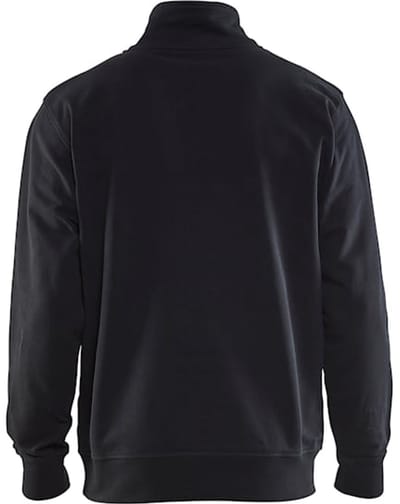 Blaklader Sweatshirt bi-colour met halve rits 3353-1158 - Zwart/Medium grijs - XXXL