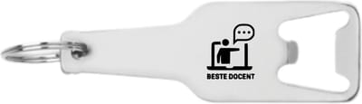 Akyol - beste docent flesopener - Docent - cadeau docent - leuk cadeau voor je docent om te geven - verjaardag docent - 105 x 25mm