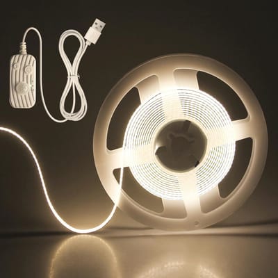 Dimbare Bewegingssensor USB LED Strip Licht voor Trap & Keuken - Neutraal Wit 5V