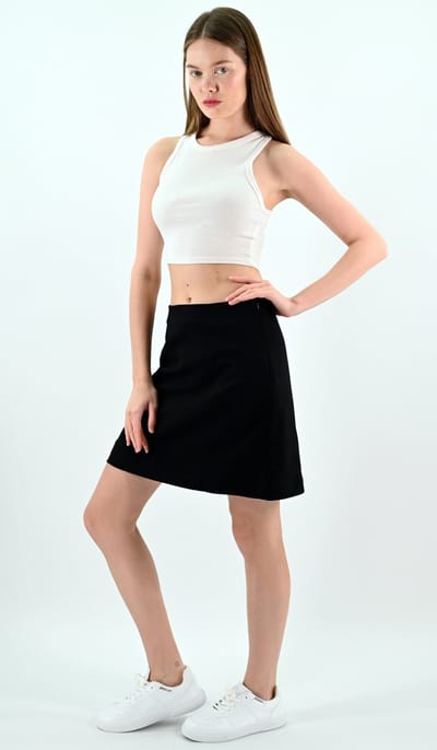 YesMooi - Zwarte Mini Rok - L (40)