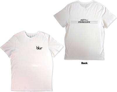 Blur - Pocket Blur / Parklife Heren T-shirt - S - Wit