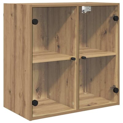vidaXL Wandkast 68 x 37 x 68,5 cm Bewerkt hout Artisan Eiken
