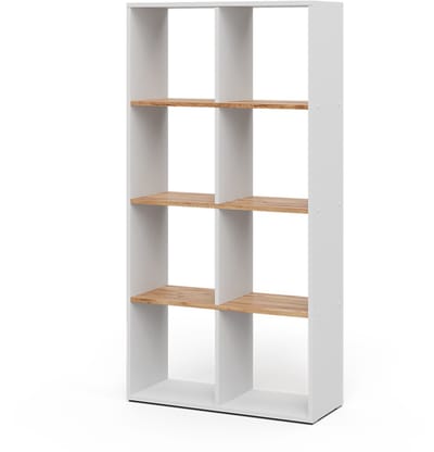 Vicco Scutum Ruimteverdeler – 143 x 72 cm Eik wit/goud