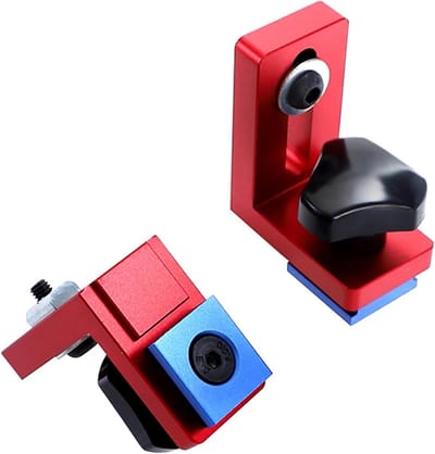 T-Track Stop Tool voor Houtbewerking, Aluminium Legering, 30 Type Slide Detection Connector, Precisie en Stabiliteit