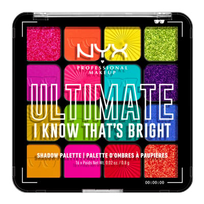 NYX Professional Makeup Ultimate Shadow Palette - I Know That's Bright - Oogschaduw Palet