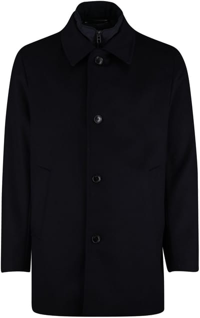 Hugo Boss winterjas donkerblauw