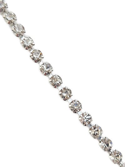 Strass ketting lint 1 meter steentjes touw nep crystal naaien knutselen versieren glitter