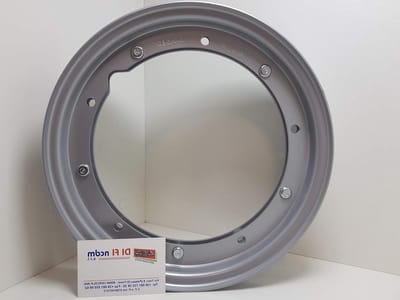 Velg Motorfiets - Scooter Wiel - Restauratie Project - Gemaakt in Italië - 10 Inch - Grijs
