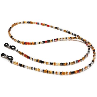Modieuze Brilkettingen voor Dames Peer Kristal Zonnebrilkettingen Brilkoordhouder Bril Lanyard Ketting Riem Koord beige