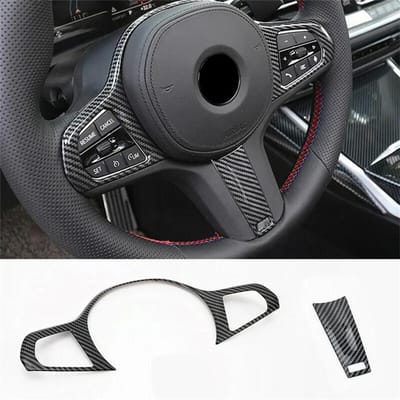 ABS Carbon Fiber Look Interieurbekleding Stuurhoes Voor BMW 3 Serie G20 20-22
