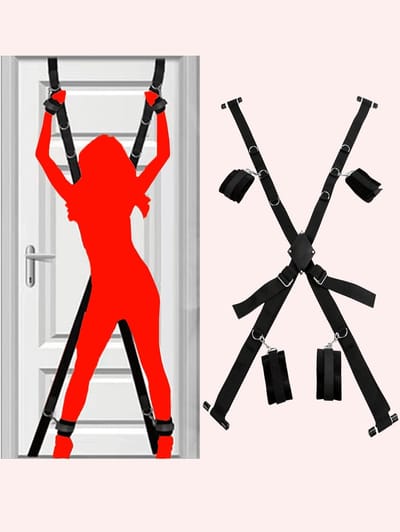 Daity BDSM Spreidstang Deur Bondage Seksbeperkingsset met Positieriemen Deurkozijn Bondageset SM Speelgoed Seksmeubels voor de Slaapkamer Bondage Uitrusting & Accessoires