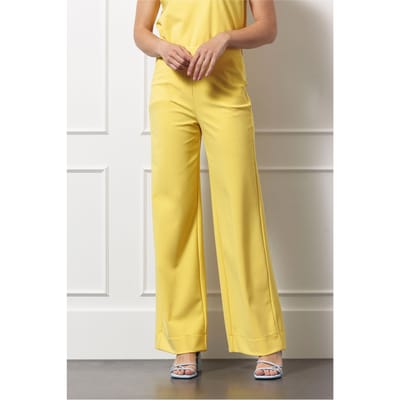 Studio Anneloes Lexie Long Bonded Trousers Golden Yellow Größe: XS | Stoffhosen Outlet | Damen | Gelb