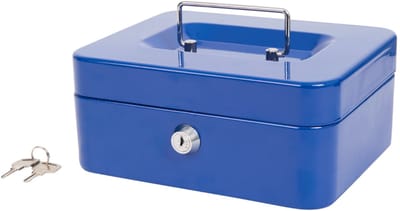 Geldkistje Met Sleutel verschillende kleuren – Metalen Geldkluisje – Geldkist –Kassa lade – Geldlade Money Box – Spaarpot Volwassenen – Kluisjes Jongen Meisje Kinderen – Kleine Kluis Geldkistjes – – Slotje – Sleutelslot – Kluisslot Sleutelkluisje