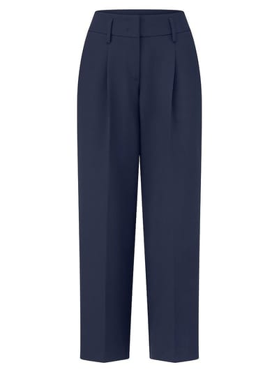 Wide Fit-7/8-broek Van Fadenmeister Berlin blauw