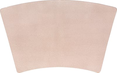 Krumble Placemat - Onderlegger - Diner tafel placemat - Bord onderlegger - PU Leer - Goud - 50 x 29 cm