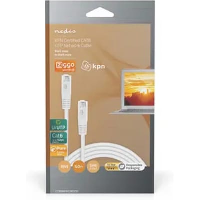 Nedis Netwerkkabel - Utp - 5m - Wit