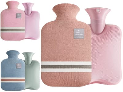 Dailygoods- Warmwaterzak 1,8 Liter - Zachte Deksel - Veilig en Duurzaam - Waterdicht - Explosiebestendig - Lange Isolatie - Warmwaterkruik