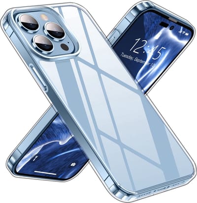 Phreeze Back Cover - Geschikt voor iPhone 14 Pro Hoesje - Ultra HD Transparant Cover - Draadloos Opladen - Doorzichtig