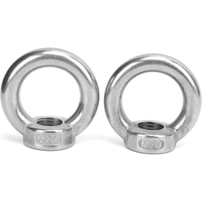 2 stuks Oogmoeren RVS Hijsen voor Oceaanindustrie Jachten Speedboten Motorboten Passagier gray
