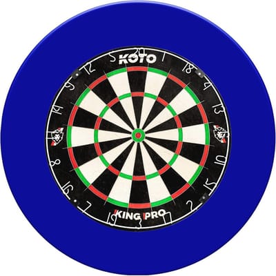 Pro Dartset met Sisal Dartbord en Blauw Surround - Perfect voor Thuisgebruik
