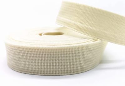 Canvas Band - Nylon Band - Tassen Maken - Waterdicht Scheurvast - 25mm Breed 5 Meter - Zwart