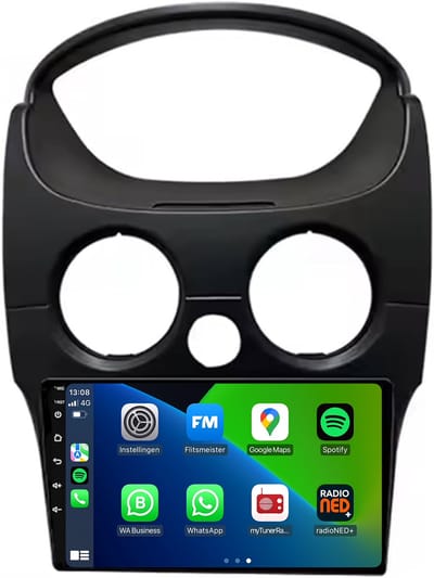CarPlay autoradio geschikt voor Chevrolet Matiz | 2005 t/m 2011 | Android 13 | Draadloos Apple CarPlay & Android Auto | 2GB + 32GB | 8-Core | Davilon | 2025 model | 2005 2006 2007 2008 2009 2010 2011 | Bluetooth & Wifi