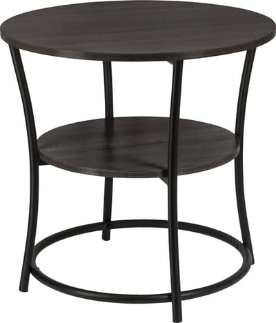 ERRO Bijzettafel Rond - Ø55 x H55cm - zwart