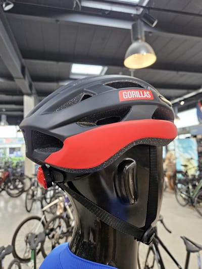 Gorillas fietshelm maat L 58-61cm met achterlicht