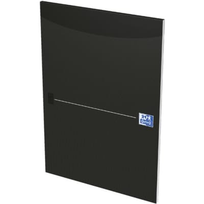 Schrijfblok Oxford Office Smart A4 lijn 50 vel 80-90gr zwart