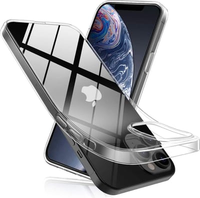 Hoesje voor iPhone 12 Pro Max backcover Shockproof siliconen Transparant
