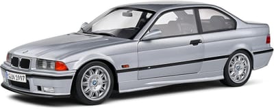 Schaalmodel Auto 1:18 E36 M3 Coupé Zilver Klassieker