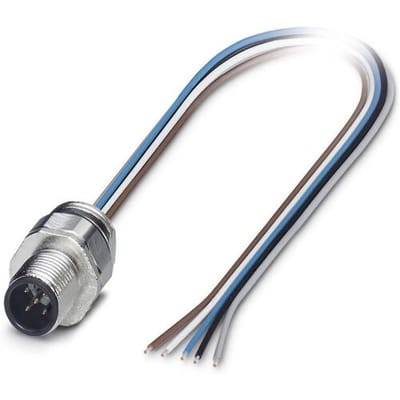 Phoenix Contact 1671124 Sensor/actuator inbouwconnector M12 Aantal polen (sensoren): 5 Stekker, inbouw 0.50 m 1 stuk(s)