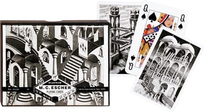 Piatnik Escher Up & Down Speelkaarten - Double Deck